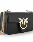 Black purse with bird clasp